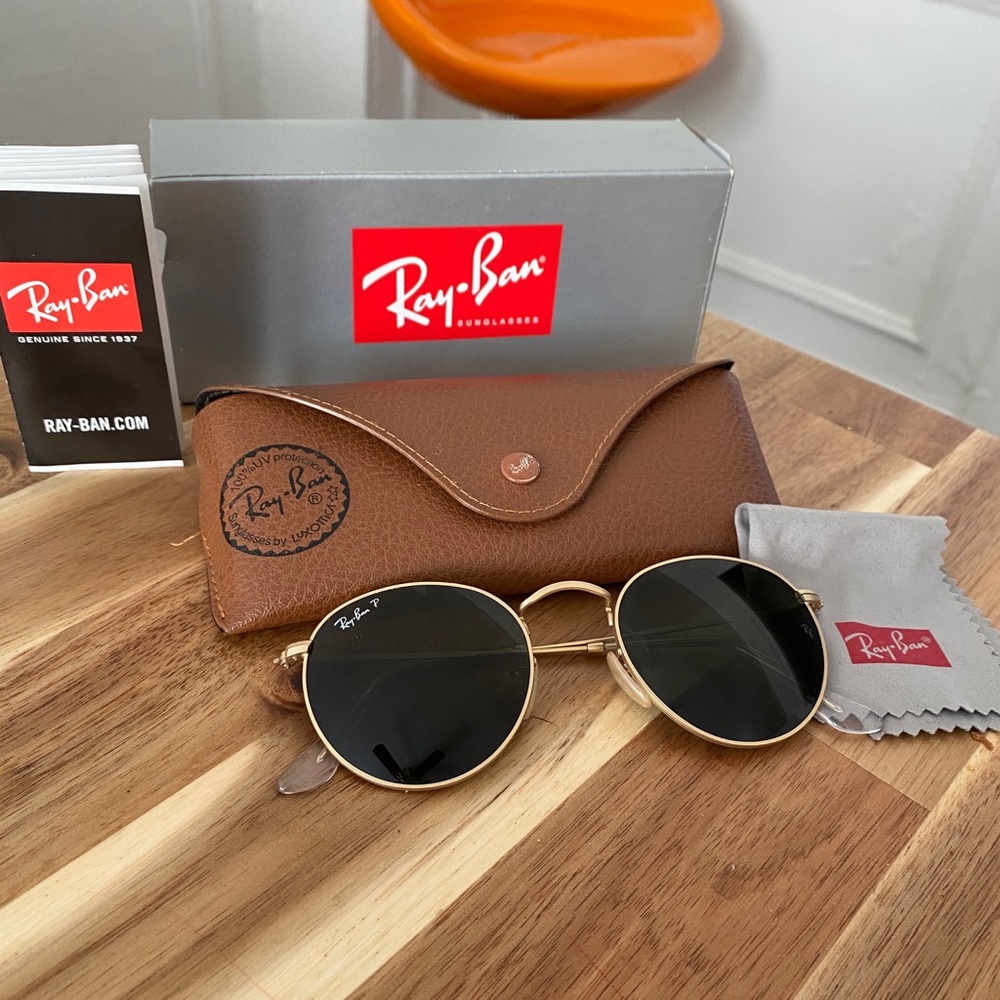 Ray-Ban Round Metal Sunglasses - Polarized